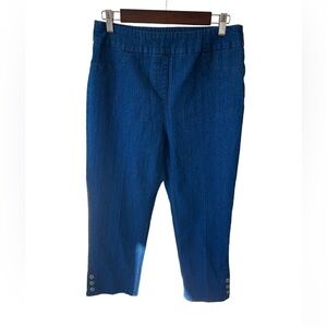 NWOT Soft Surroundings Ankle Crop Straight Leg Stretchy Jeans